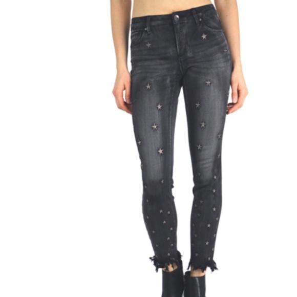 Tractr Denim - Tractr Blu Star & Heaven Black/Grey Jeans